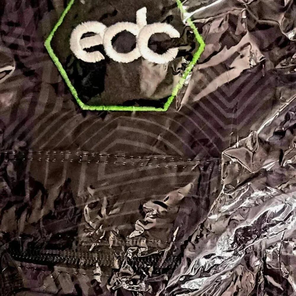 vintage EDC black mini backpack